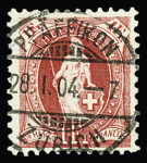 VOLLSTEMPEL : Partie von über 500 Briefmarken mit Vollstempeln,