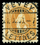 VOLLSTEMPEL : Partie von über 500 Briefmarken mit Vollstempeln,