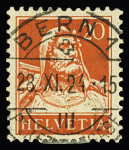 VOLLSTEMPEL : Partie von über 500 Briefmarken mit Vollstempeln,