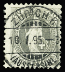 VOLLSTEMPEL : Partie von über 500 Briefmarken mit Vollstempeln