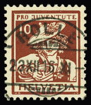 VOLLSTEMPEL : Partie von über 500 Briefmarken mit