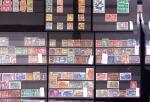 VOLLSTEMPEL : Partie von über 500 Briefmarken mit
