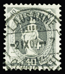 VOLLSTEMPEL : Partie von über 500 Briefmarken mit