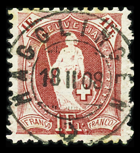 VOLLSTEMPEL : Partie von über 340 Briefmarken mit
