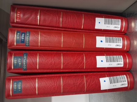 1885-1999, belle collection de MONACO en 4 reliures