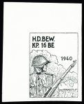 1939-40 DIVERSE TRUPPEN : Reichhaltige Partie mit ungebrauchten