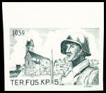 TERRITORIAL-TRUPPEN : Partie mit ungebrauchte Marken