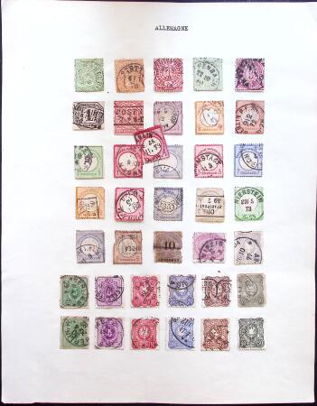 1872-1960, Collection of Germany in seven various types