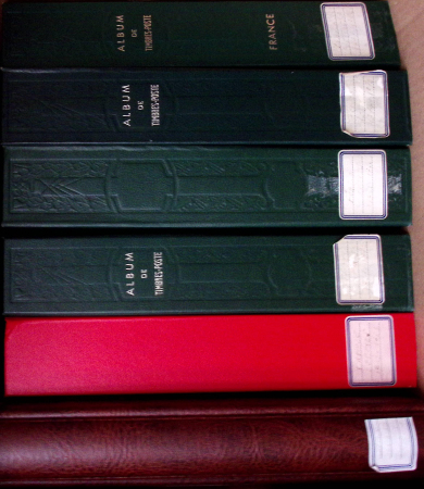 1796-1880, Lot de lettres en six albums allant de la