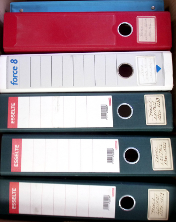 1810-1960, Lot de centaines de lettres en 9 albums et
