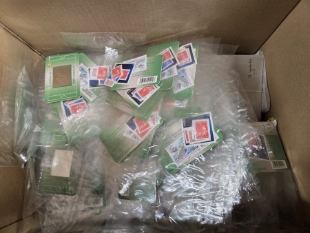 2011, Stock en 100 exemplaires de la plupart des timbres