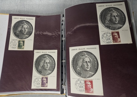 1939-1959, Collection d'enveloppe PREMIER JOUR et cartes