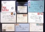 SPAIN 1850-1958, Selection of ca500 covers and cards,