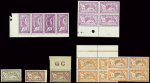 Merson : joli lot de timbres neufs dont variétés piquages