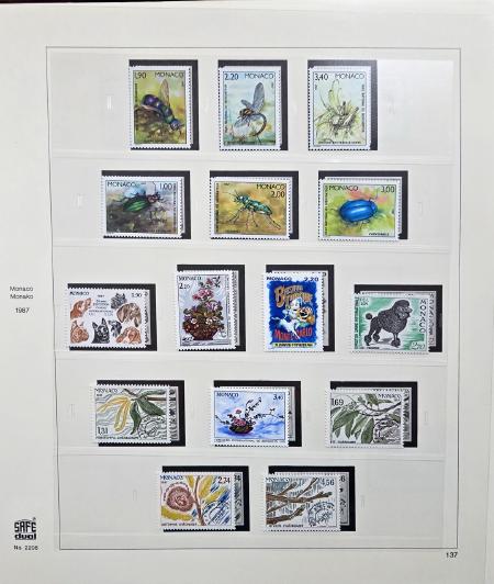 1885-2018, Collection de MONACO en 11 albums, neuf,