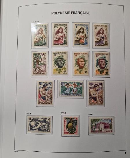 1891-2022, Collection de POLYNESIE (1958-2022) en 3