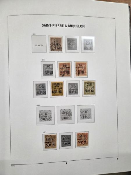 1885-2022, Collection de SPM en 3 album DAVO, neuf