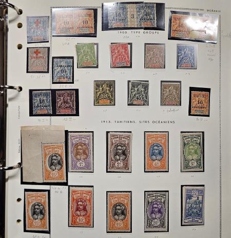 1854-2023, Sympathique collection d'OCEANIE avec nombreuses