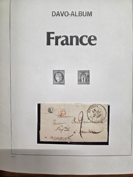 1849-2008, Collection de FRANCE en 8 albums DAVO neuf