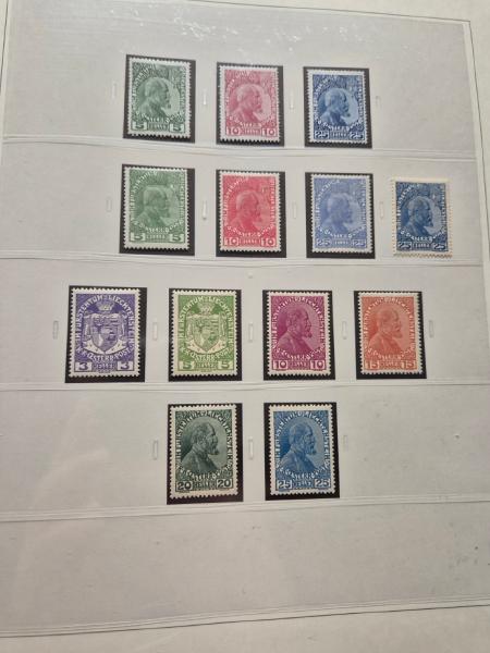 1912-67, Practically all never hinged collection in