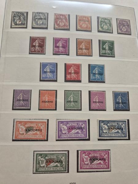 1931-2024, Collection d'ANDORRE (1931-2024) neuf en