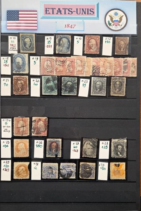 1849-1999, Collection de divers pays en 5 classeurs,