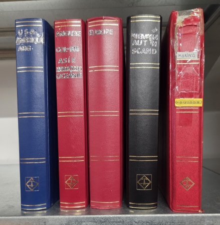 1849-1999, Collection de divers pays en 5 classeurs,