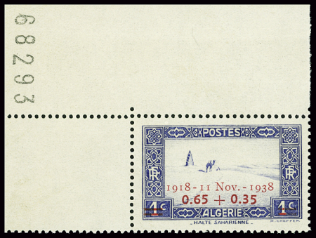 N°147A Essai en bleu sur n°101 avec 2 barres fines,