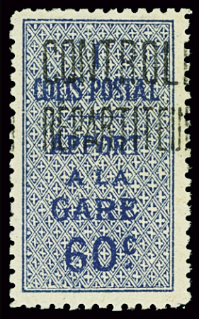 N°7C 60c. bleu, neuf *, TB. Signé Calves