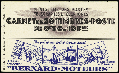 CARNET N°C79Ab-45 carnet de 10f composé de 20 timbres