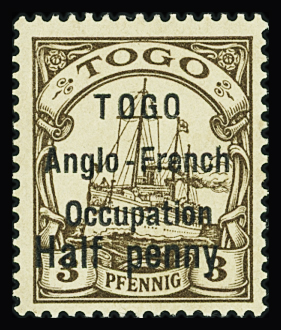 N°30 3pf. (surcharge I), neuf **, TB, R (tirage 1200