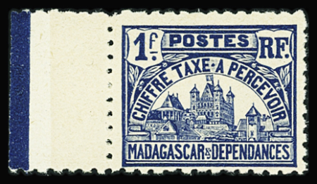 TAXE N°8 à 16 : série complète du Palais royal de Tananarive,