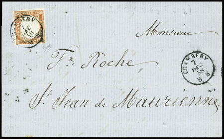 Càd sarde CHAMBERY 7 DEC 58 sur Sardaigne n°13 bien