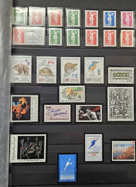 1849-2021, Collection de France en 5 classeurs, neuf,