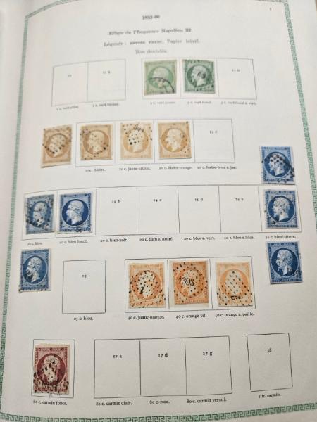 1849-1993, Small estate comprising 8 albums of France,