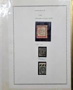 1900-1921, Etude sur le type BLANC, FRANCE et COLONIES,
