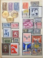 1870-1990env. Huit classeurs de VIGNETTES, principalement