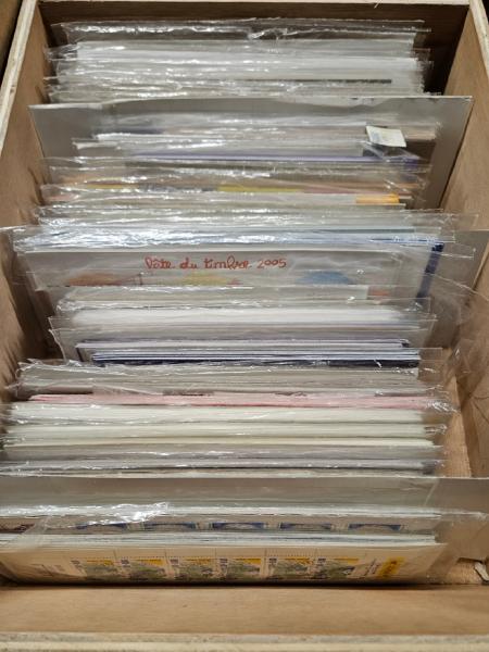 1960-2007env., Accumulation de faciale en francs et