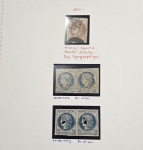 1870-1872, lot de 24 coussinets en paire type Cérès 