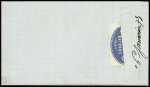 Espagne, timbre carliste n°2, 1R violet obl CAD bleu