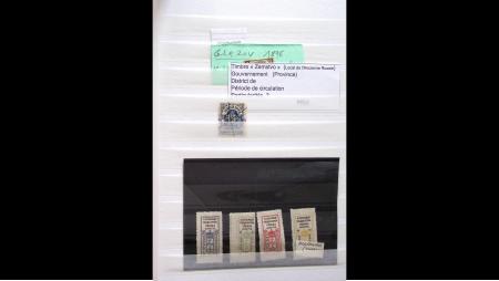 1890-1905ca ZEMSTVO, selection in two stockbooks with