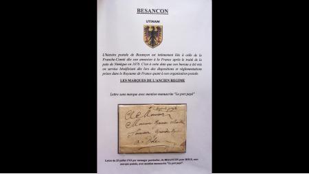 1696-1885 : Bonne collection de plis avec marques postales