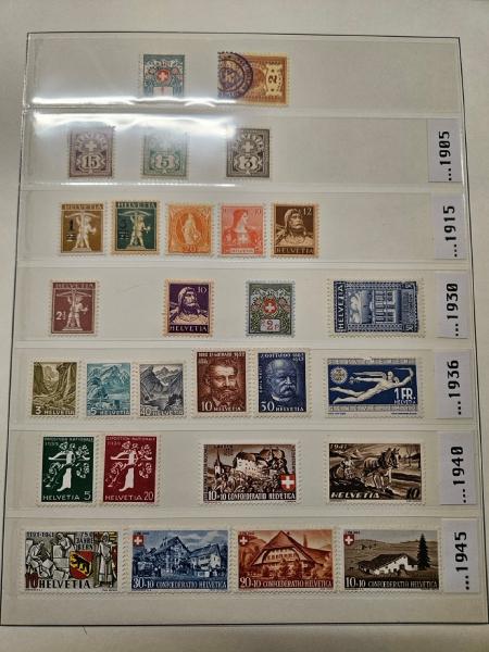 1955-2007, Collection de SUISSE en 4 albums Lindner