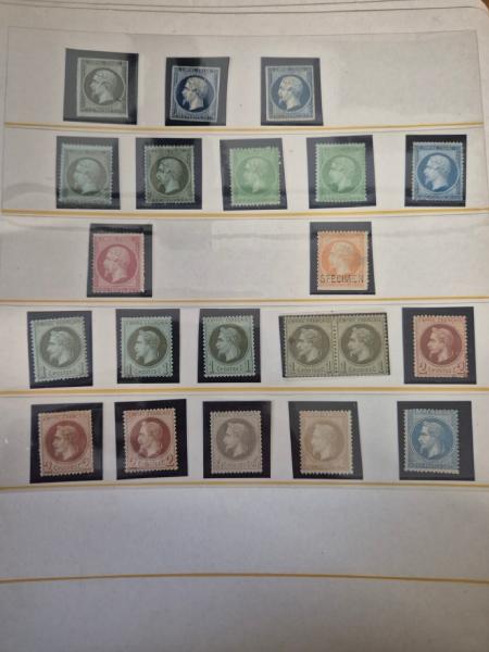 1849-1900, Solide collection de classiques en neuf