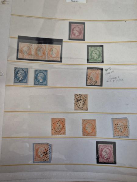 1854-1920, Sympathique collection d'oblitérations sur