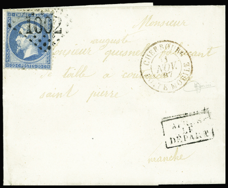 Rarissime càd rouge CHERBOURG BOITE MOBILE 11 NOV 67