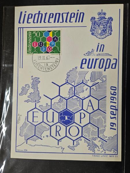 1912-2000, Never hinged collection of Liechtenstein