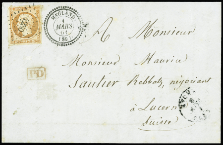 Càd T22 MAGLAND 1 MARS 61 (89) +PC4280 sur n°16 bien