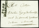 P84P SALLANCHES sur lettre datée de Combloux An 11