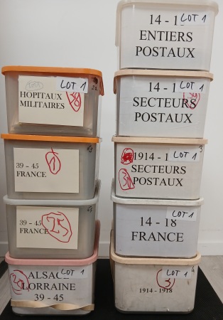 1914.45 1ere et 2ème guerres mondiales : environ 2700 plis